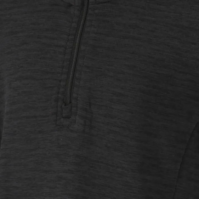 Zigzag T-shirt Et Manches Longues Running^Pineapple Melange Half Zip Waffle Midlayer Noir